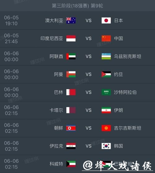 2026世界杯赛程最新详情解析